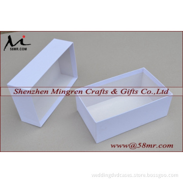 Nice Wedding Fabric Linen Cardboard Photo Storage Gift Box Packaging